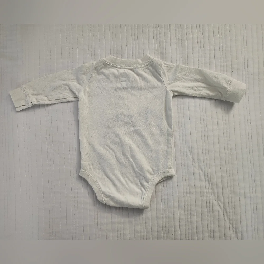 Koala Kids White Baby Onesie